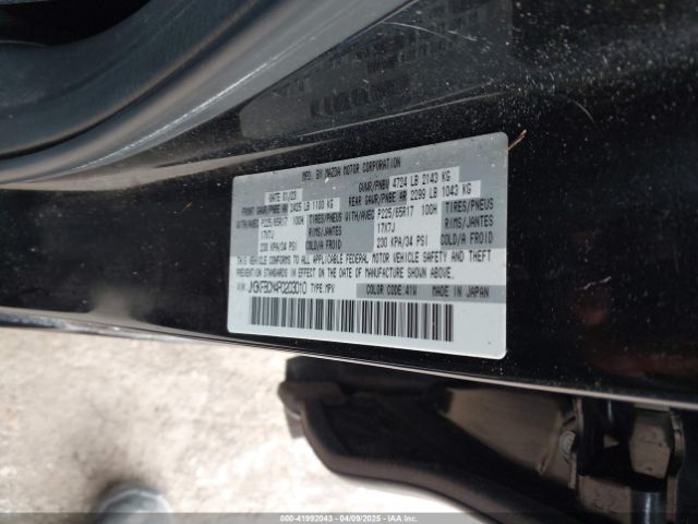 JM3KFBCM4P0203010 Mazda Cx-5 2.5 S Preferred