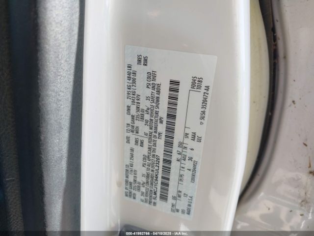 5LMCJ1C94KUL23207 Lincoln Mkc Standard