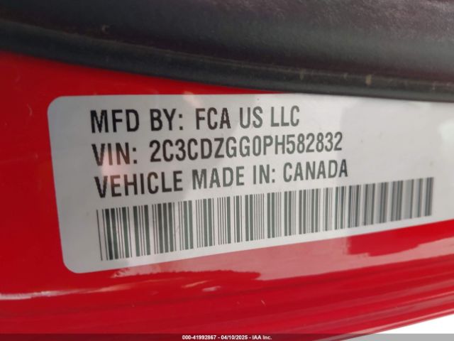 2023 DODGE CHALLENGER 2C3CDZGG0PH582832 Photo 8