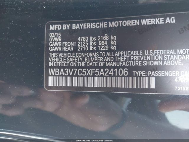WBA3V7C5XF5A24106 BMW 428i