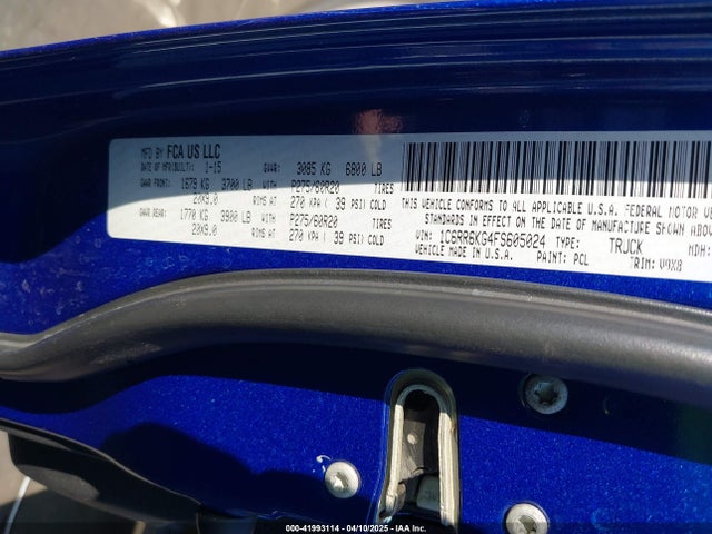 1C6RR6KG4FS605024 RAM 1500 Express