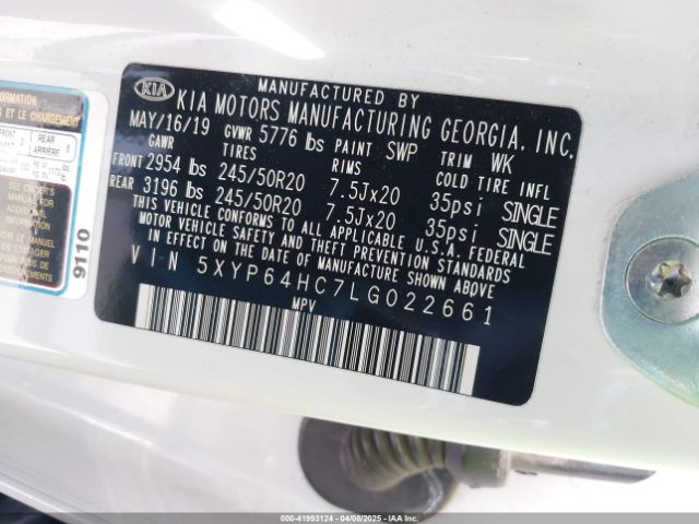 5XYP64HC7LG022661 KIA Telluride S