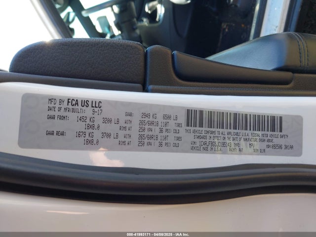 1C4RJFBG5JC195143 Jeep Grand Cherokee Limited 4x4