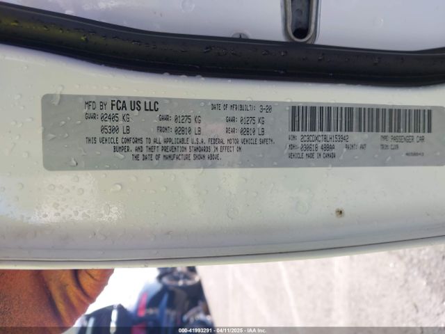 2C3CDXCT8LH153942 Dodge Charger R/t Rwd