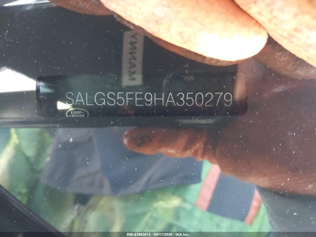 Land Rover s/c lev2 ulev 2017 SALGS5FE9HA350279 Image 9