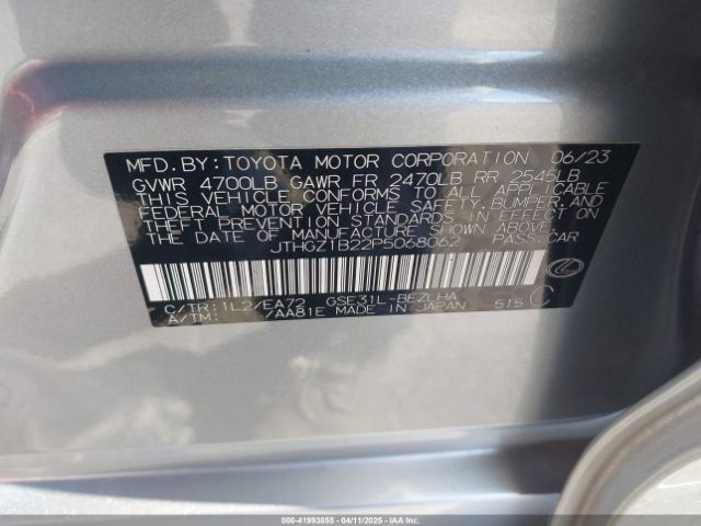 JTHGZ1B22P5068062 Lexus Is 350 F Sport