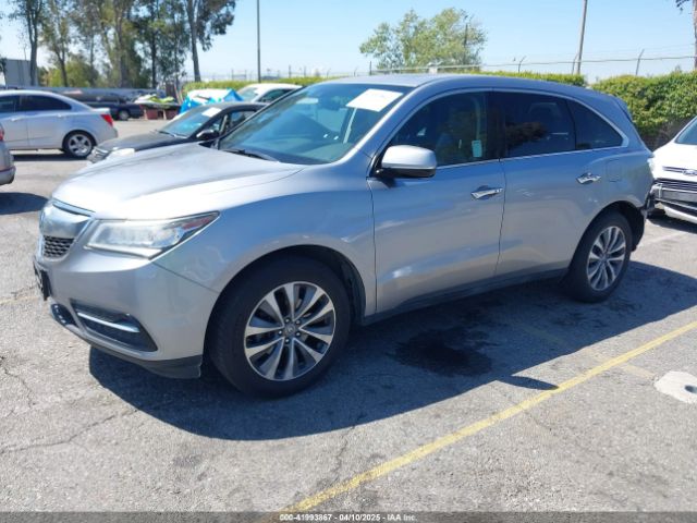 5FRYD4H42GB030732 Acura Mdx Technology   Acurawatch Plus Packages/technology Package
