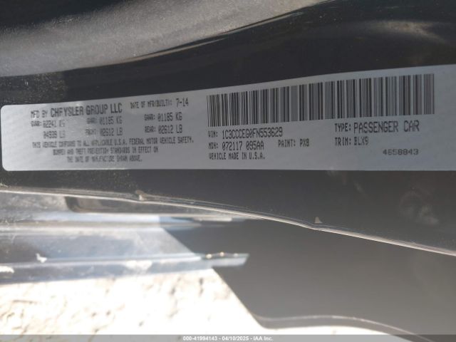 1C3CCCEG0FN553629 Chrysler 200 C