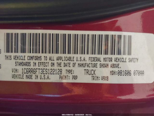 1C6RR6FT3ES122128 RAM 1500 Express