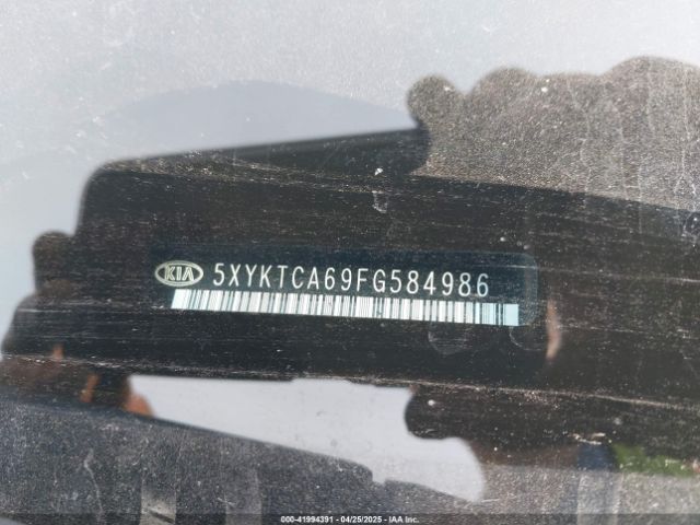 5XYKTCA69FG584986 KIA SORENTO LX