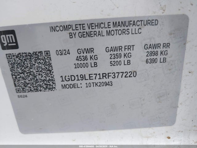 1GD19LE71RF377220 GMC Sierra 2500hd 4wd  Long Bed Pro