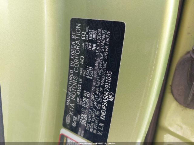 KNDJP3A56K7911035 KIA SOUL +