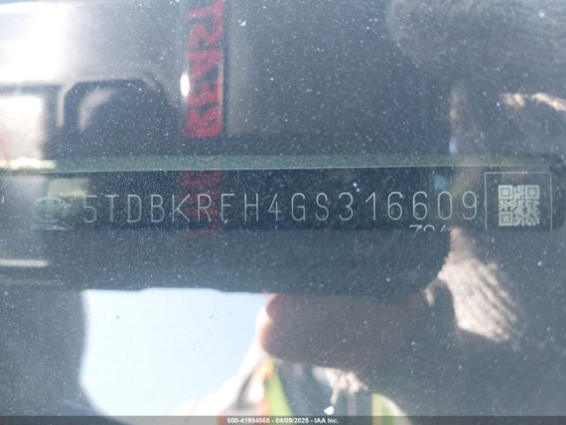 5TDBKRFH4GS316609 Toyota Highlander Le V6