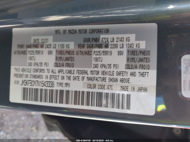 JM3KFBCM7N1543338 Mazda Cx-5 2.5 S Carbon Edition