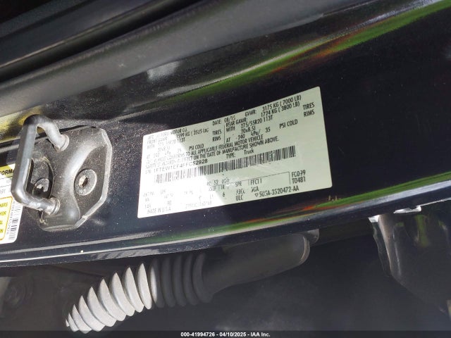 1FTEW1EF4FFC52928 Ford F-150 Platinum