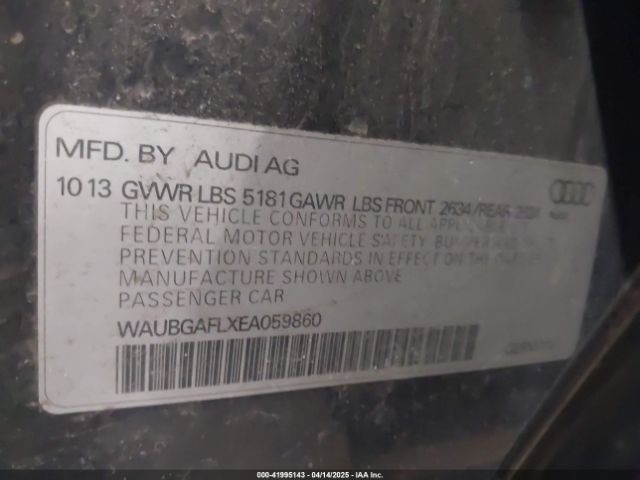 WAUBGAFLXEA059860 Audi S4 3.0t Premium Plus