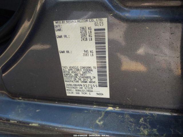 2023 NISSAN ALTIMA 1N4BL4BV4PN357555 Photo 8