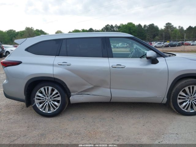 5TDEBRCH8SS660387 Toyota Highlander Hybrid Platinum