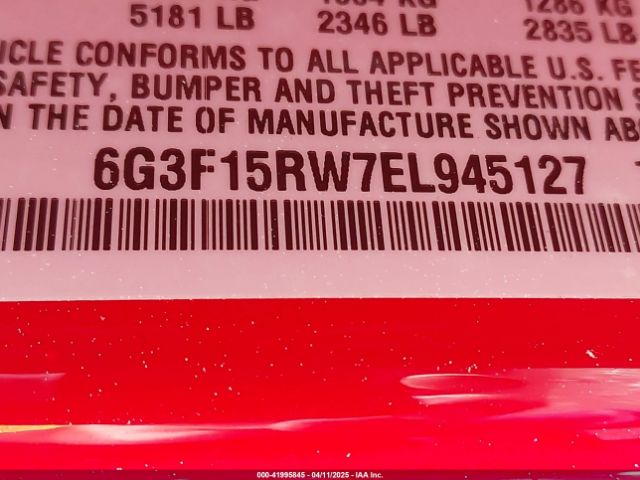 6G3F15RW7EL945127 Chevrolet SS