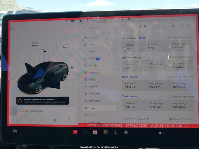 5YJ3E1EB9MF033942 Tesla Model 3 Long Range Dual Motor All-wheel Drive
