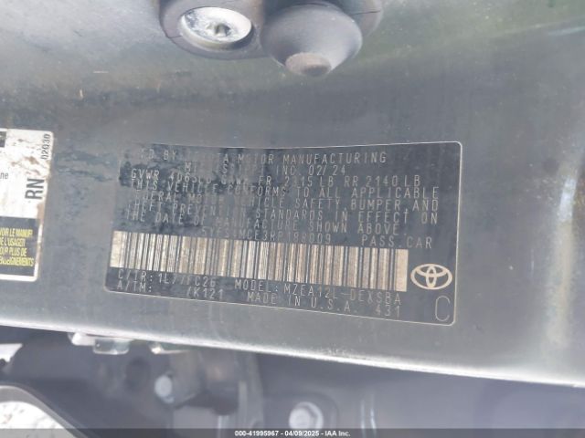 2024 TOYOTA COROLLA 5YFS4MCE3RP188009 Photo 8