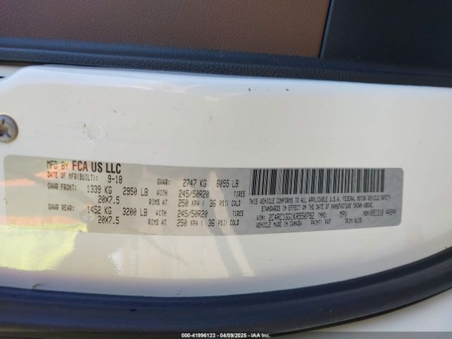 2C4RC1GG1KR550792 Chrysler Pacifica Limited