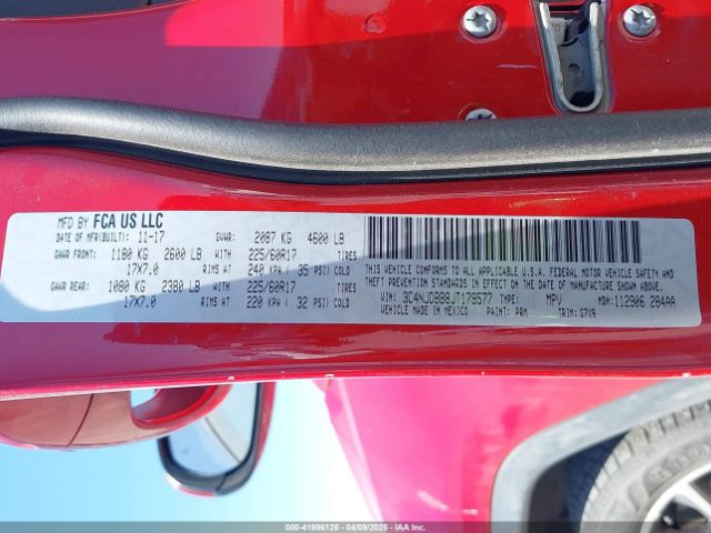 3C4NJDBB8JT179577 Jeep Compass