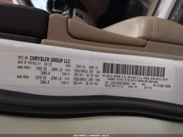 1C4RJFAG4EC309401 Jeep Grand Cherokee Laredo