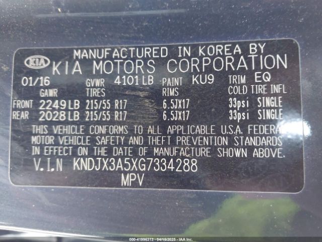 KNDJX3A5XG7334288 KIA Soul !