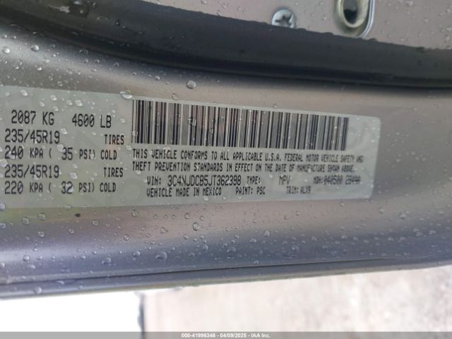 3C4NJDCB5JT362398 Jeep Compass Limited 4x4