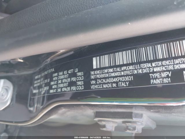 ZACNJABB4KPK93631 Jeep Renegade Latitude Fwd