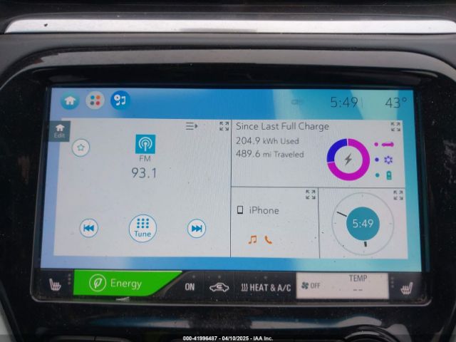 1G1FW6S00J4138293 Chevrolet BOLT EV LT