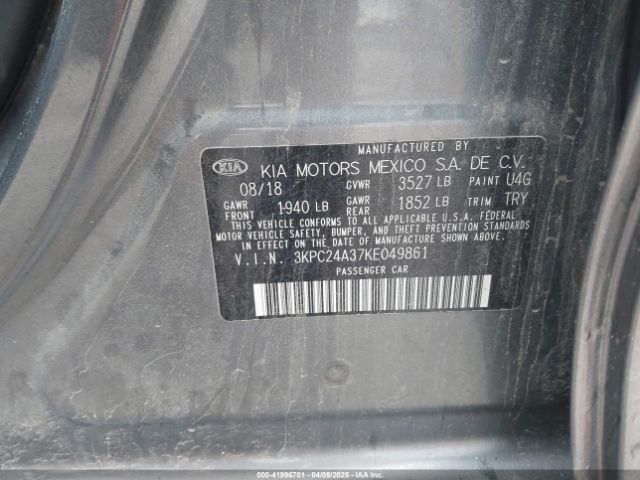 3KPC24A37KE049861 Hyundai ACCENT SE