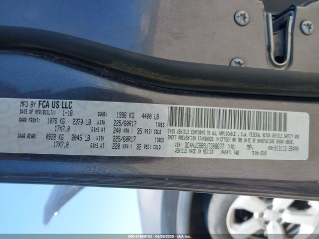 3C4NJCBB9JT308677 Jeep Compass Latitude Fwd