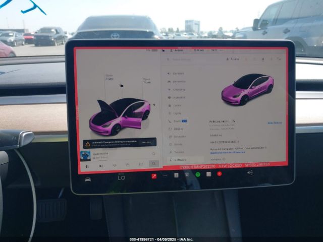 5YJ3E1EB8NF262310 Tesla Model 3 Long Range Dual Motor All-wheel Drive