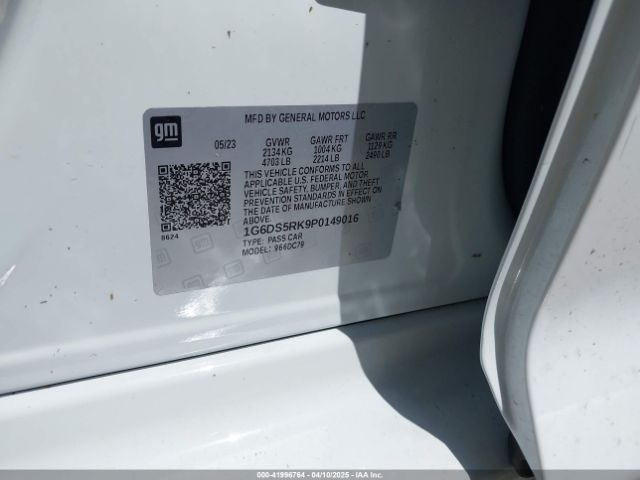 1G6DS5RK9P0149016 Cadillac Ct5 Premium Luxury