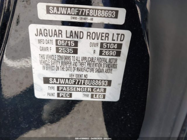 2015 JAGUAR XF SAJWA0F77F8U88693 Photo 8