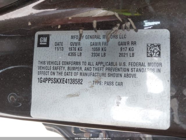 1G4PP5SKXE4138582 Buick Verano