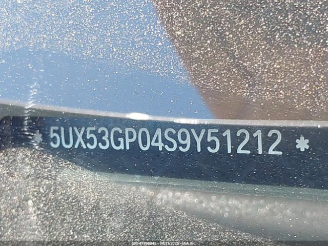5UX53GP04S9Y51212 BMW X3 30 Xdrive
