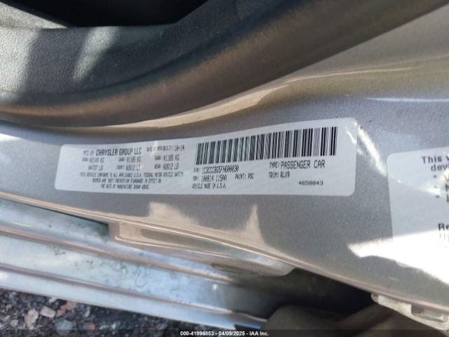 1C3CCCBG5FN600030 Chrysler 200 S