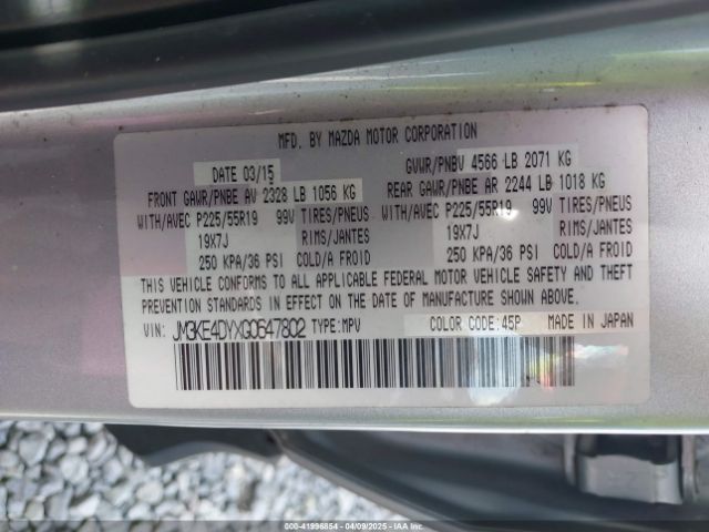 JM3KE4DYXG0647802 Mazda Cx-5 Grand Touring