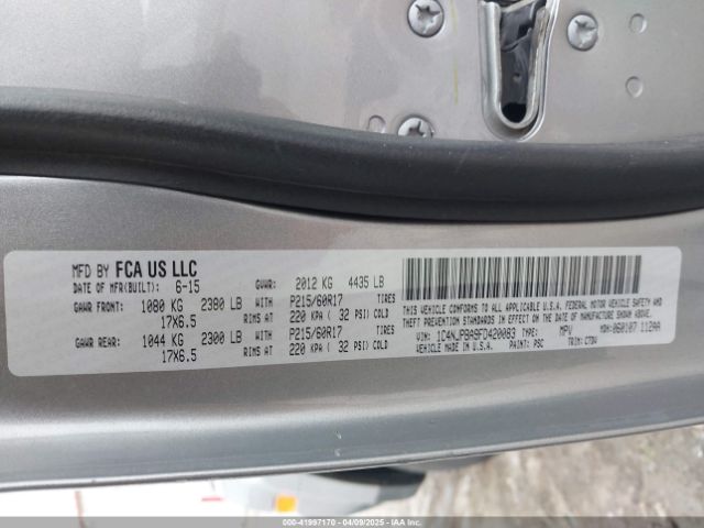 1C4NJPBA9FD420083 Jeep Patriot Altitude Edition