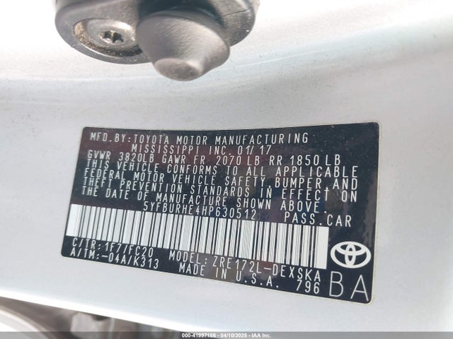 Toyota Corolla Se Special Edition 2017 5YFBURHE4HP630512 Image 9
