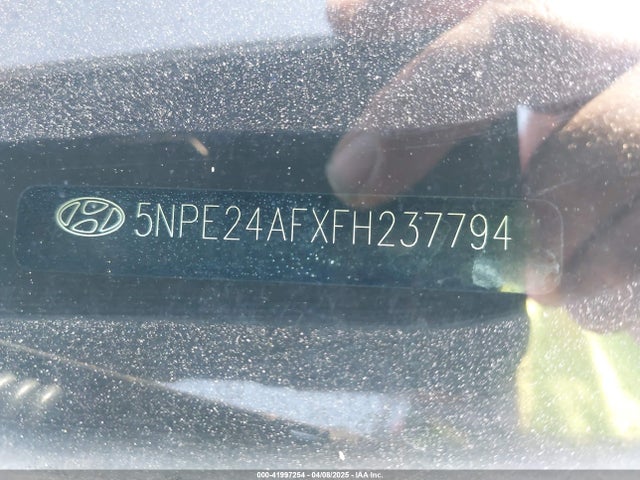 5NPE24AFXFH237794 Hyundai SONATA SE