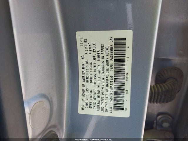 1HGCR2F55HA139856 Honda Accord Sport