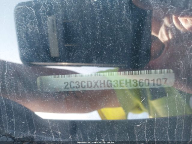 2C3CDXHG3EH360107 Dodge Charger Sxt