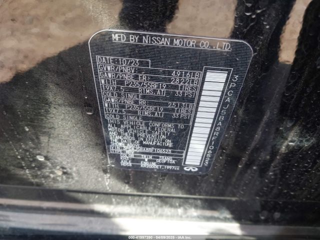 2024 INFINITI QX50 3PCAJ5BA8RF106523 Photo 8