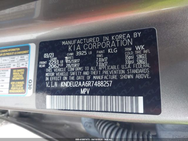 KNDEU2AA6R7488257 KIA SELTOS S