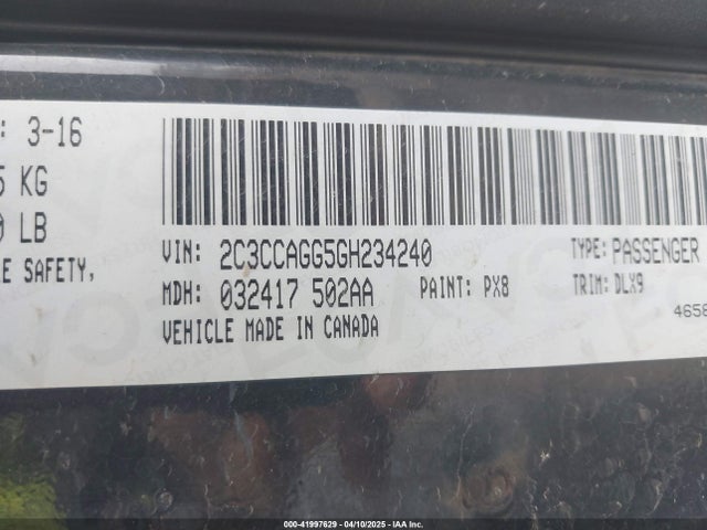 Chrysler 300 300s 2016 2C3CCAGG5GH234240 Image 9