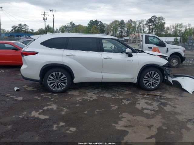 5TDEBRCH6MS031813 Toyota Highlander Hybrid Platinum